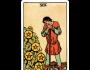 Seven of Pentacles คำอธิบายและลักษณะของการ์ด